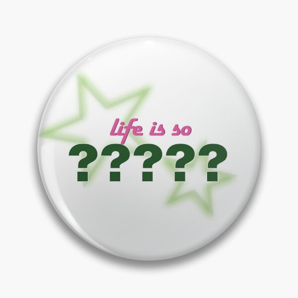Item preview, Life Is So ?????? | Funny Confused Aesthetic Design designed and sold by Gracie_Designs.