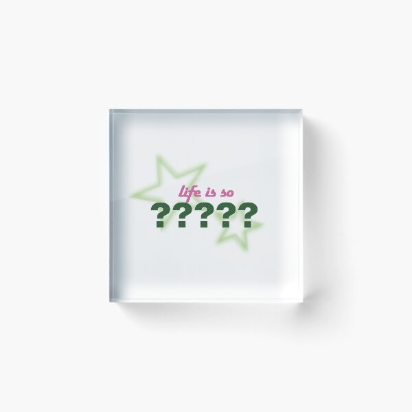 Item preview, Life Is So ?????? | Funny Confused Aesthetic Design designed and sold by Gracie_Designs.