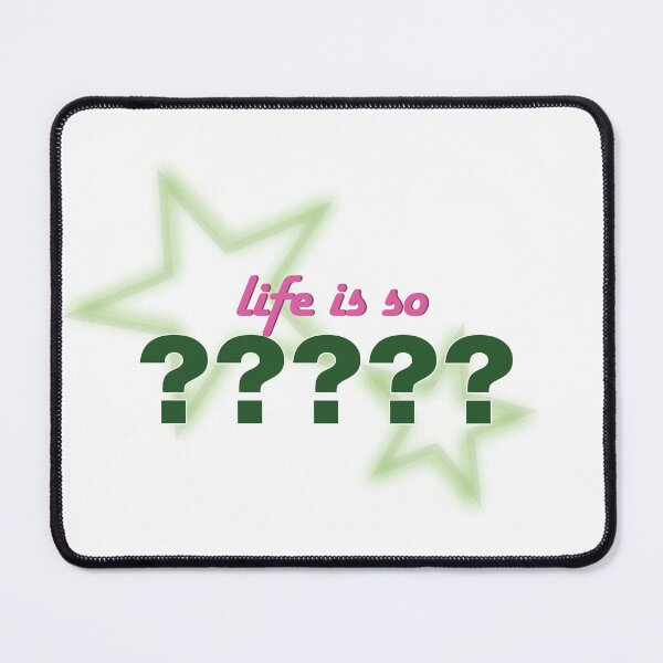 Item preview, Life Is So ?????? | Funny Confused Aesthetic Design designed and sold by Gracie_Designs.