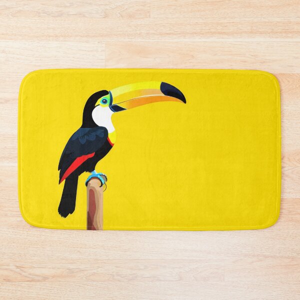 Item preview, Colorful Toucan Perched Side View designed and sold by CTM ArtStudio.