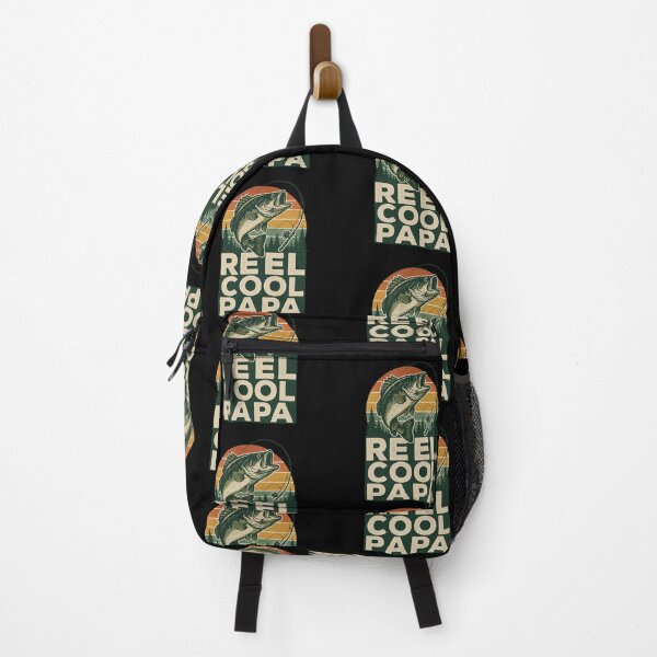 Item preview, Reel Cool Papa Fishing Retro Sunset Outdoor designed and sold by Alex Songs.