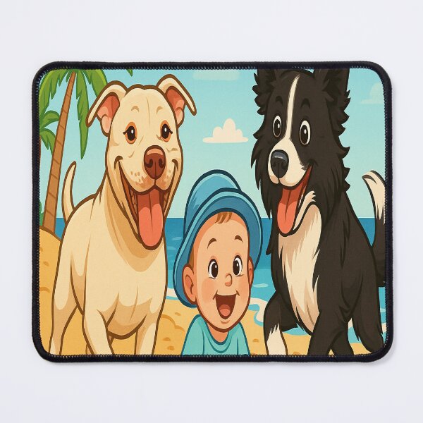 Item preview, Baby’s First Beach Day with Dogs designed and sold by Moshop08.