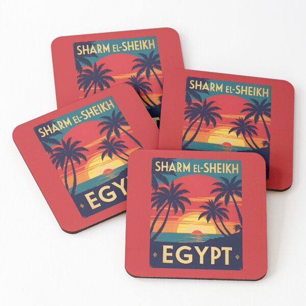 Item preview, A Vintage Travel Illustration of Sharm El-Sheikh - Egypt designed and sold by GoodOldVintage.