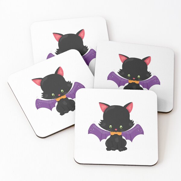Item preview, Black Kitten Dressed as a Bat designed and sold by Polarisofficial.