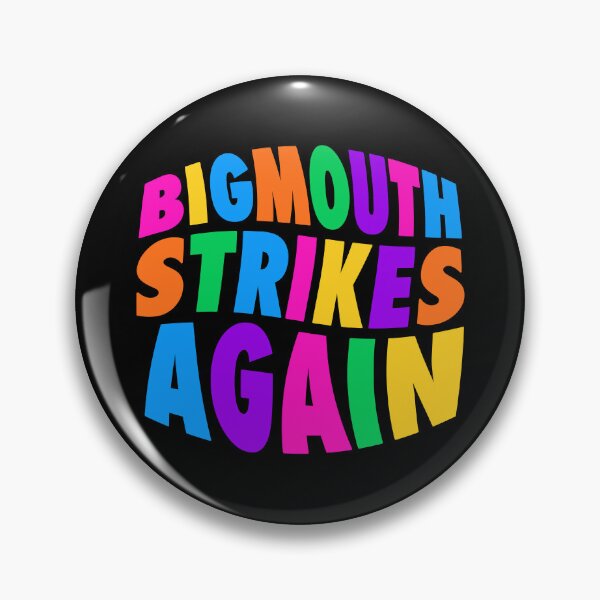 Item preview, Bigmouth Strikes Again – Vibrant Retro Lettering (Colors) designed and sold by didijuca.