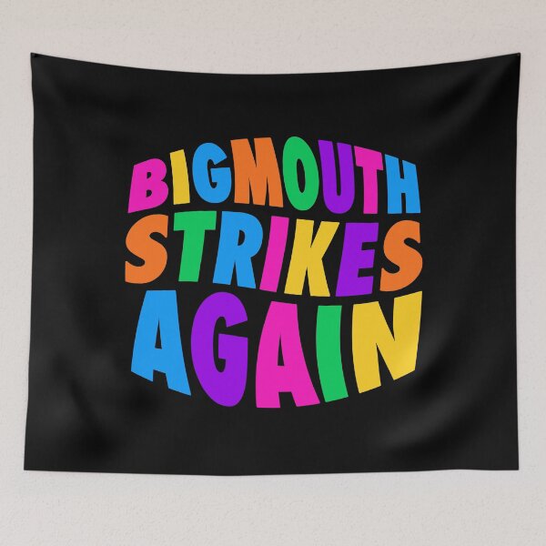 Item preview, Bigmouth Strikes Again – Vibrant Retro Lettering (Colors) designed and sold by didijuca.