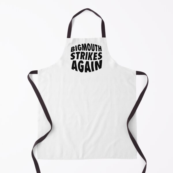Item preview, Bigmouth Strikes Again – Bold Minimalist Lettering (Black) designed and sold by didijuca.