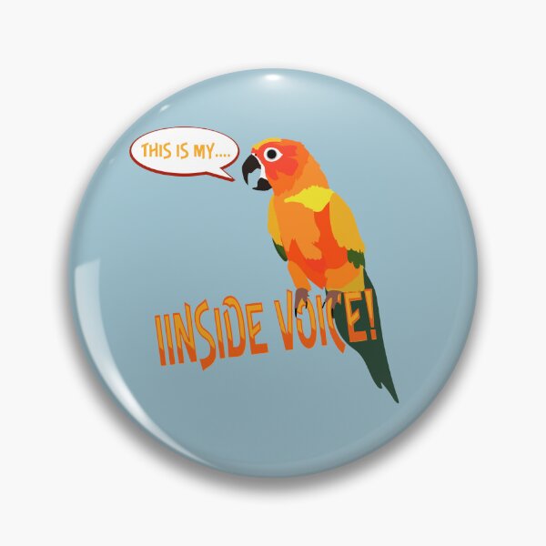 Item preview, Inside Voice - Screaming Sun Conure Bird designed and sold by The Pet Shop.