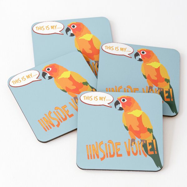 Item preview, Inside Voice - Screaming Sun Conure Bird designed and sold by The Pet Shop.