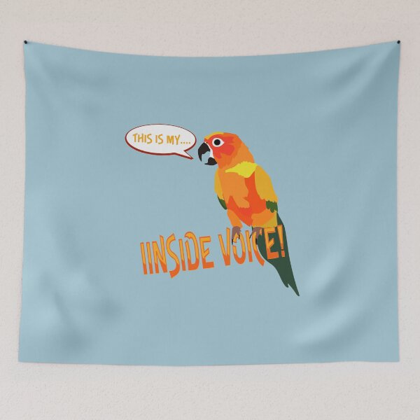 Item preview, Inside Voice - Screaming Sun Conure Bird designed and sold by The Pet Shop.