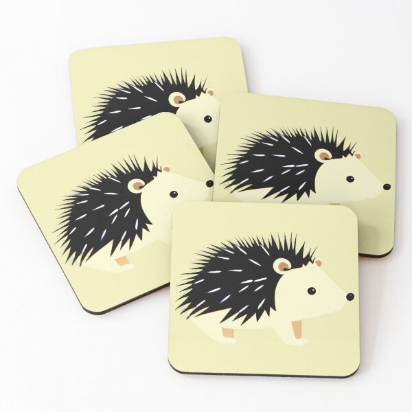 Item preview, Porcupine Side Profile Art designed and sold by CTM ArtStudio.