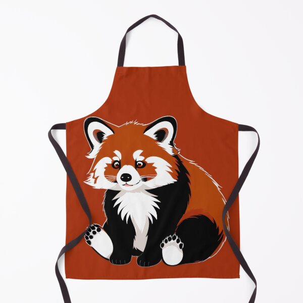 Item preview, Red Panda Sitting Cute Art designed and sold by CTM ArtStudio.