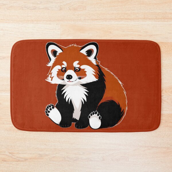 Item preview, Red Panda Sitting Cute Art designed and sold by CTM ArtStudio.