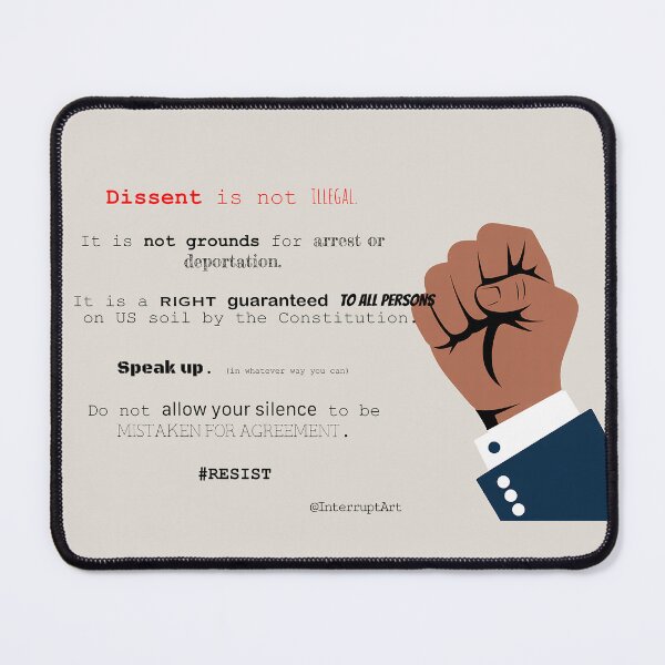 Item preview, Dissent designed and sold by Interrupt Art.
