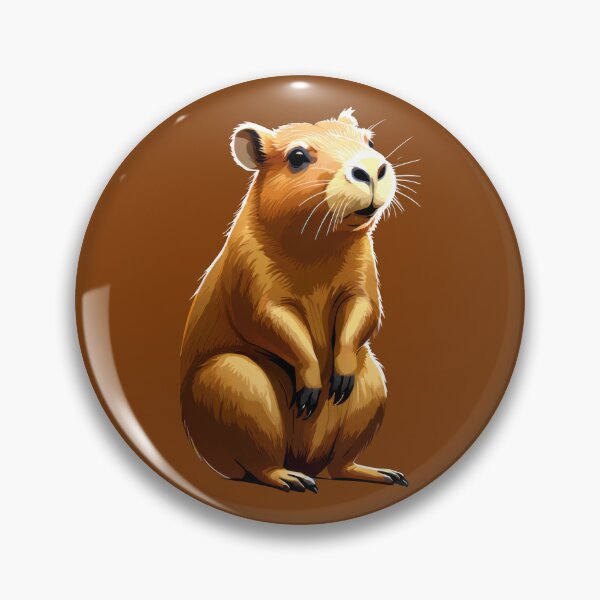 Item preview, Relaxed Capybara Illustration designed and sold by CTM ArtStudio.