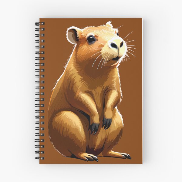 Item preview, Relaxed Capybara Illustration designed and sold by CTM ArtStudio.