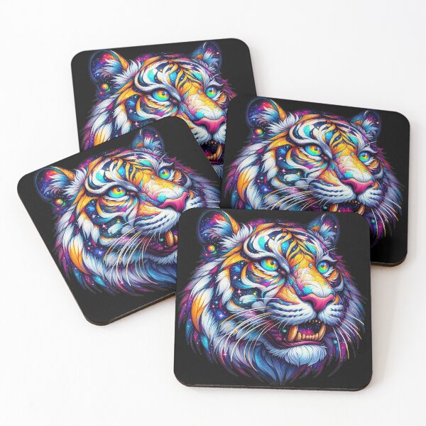 Item preview, Tiger on a Galactic Trip designed and sold by nikkolaus.