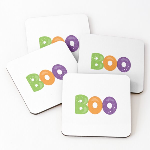 Item preview, "BOO" Text with Halloween Patterns designed and sold by Polarisofficial.