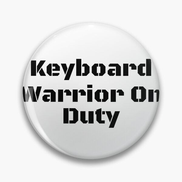 Item preview, Keyboard Warrior On Duty designed and sold by Ninjacatoff.