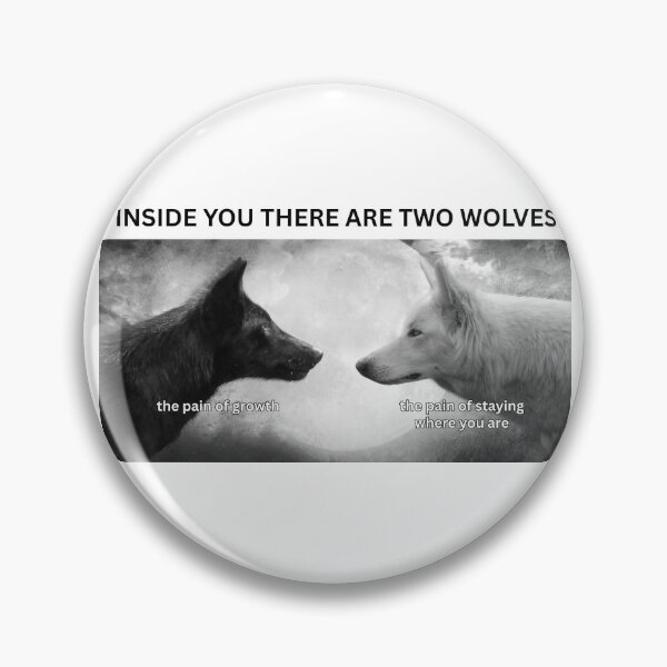 Item preview, Inside of you there are two wolves.... designed and sold by alltypes-people.