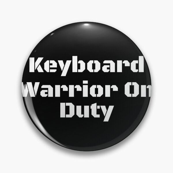 Item preview, Keyboard Warrior On Duty designed and sold by Ninjacatoff.