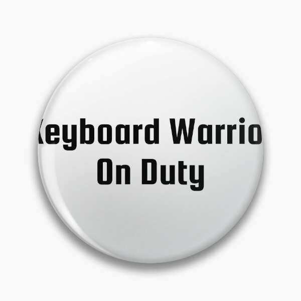Item preview, Keyboard Warrior On Duty designed and sold by Ninjacatoff.