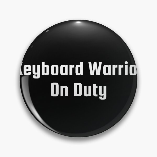 Item preview, Keyboard Warrior On Duty designed and sold by Ninjacatoff.