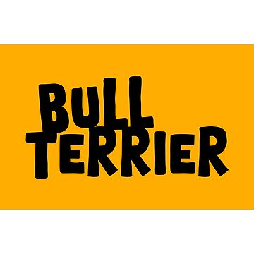 Artwork thumbnail, Bull Terrier Black And Yellow | Gift For Bull Terrier Lovers, Bull Terrier Moms, Bull Terrier Dads & Bull Terrier Owners by K9ish