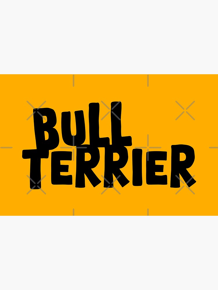 Thumbnail 3 of 3, Sticker, Bull Terrier Black And Yellow | Gift For Bull Terrier Lovers, Bull Terrier Moms, Bull Terrier Dads & Bull Terrier Owners designed and sold by K9ish.