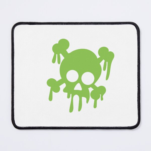 Item preview, Skull and Crossbones Dripping Green designed and sold by Polarisofficial.