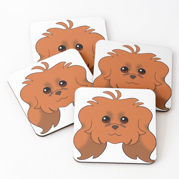 Item preview, Red Long Ear Maltipoo Tear Stains designed and sold by OliRoseArt.