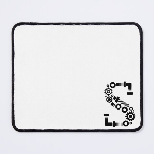 Item preview, Monogram Steampunk S designed and sold by Interrupt Art.