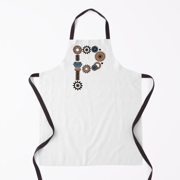 Item preview, Monogram Steampunk P designed and sold by Interrupt Art.