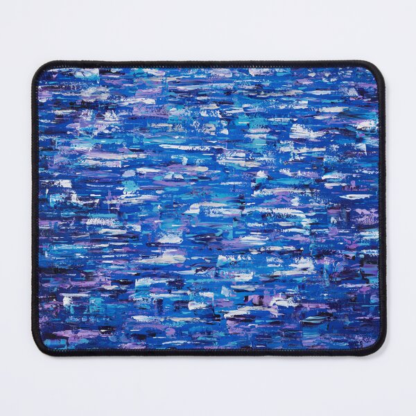 Item preview, “Gumusservi” abstract moonlight shining on the water designed and sold by emmalyonsart.