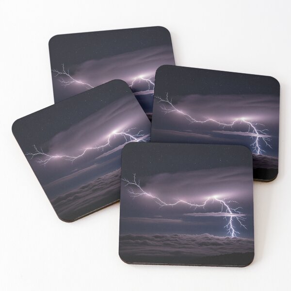 Item preview, Gothic Thunderstorm - Spectacular Lightning Piercing Dark Purple Night Sky  designed and sold by DaisyHouse.