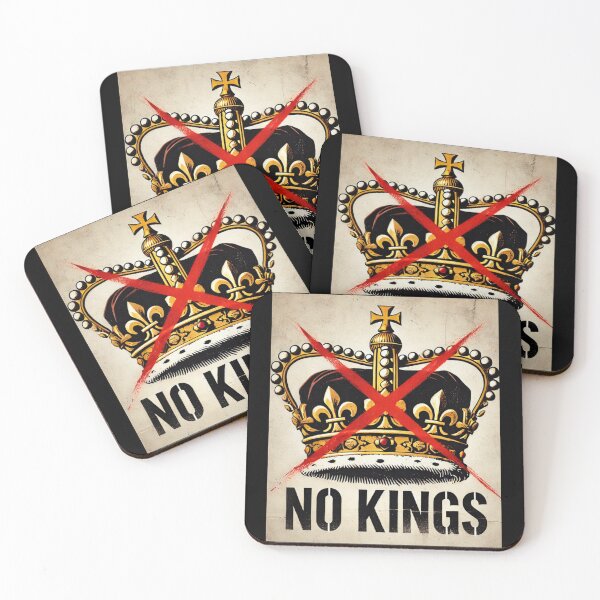 Item preview, no kings no oligarchs designed and sold by TEEJAMBOREE.