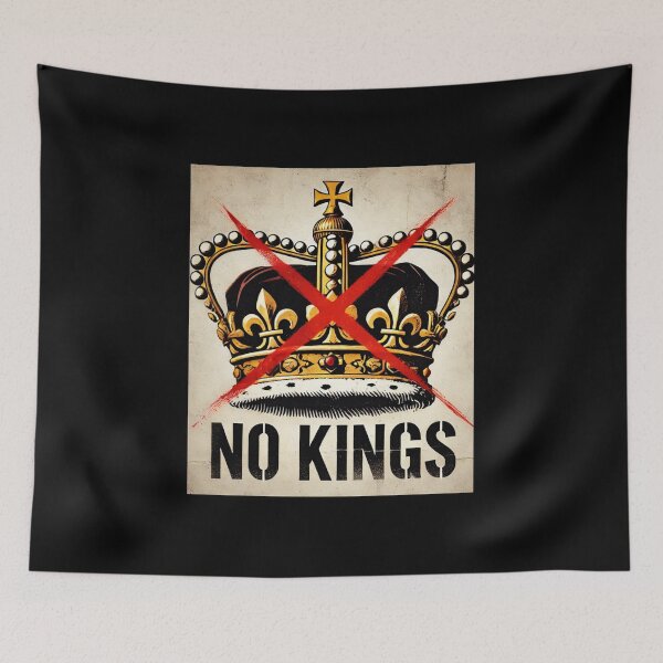 Item preview, no kings no oligarchs designed and sold by TEEJAMBOREE.