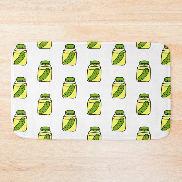 Item preview, Pickle in a Jar Sticker – Funny Cute Food Art designed and sold by Doctor Michaela.