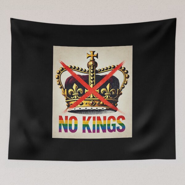 Item preview, no kings no oligarchs designed and sold by TEEJAMBOREE.