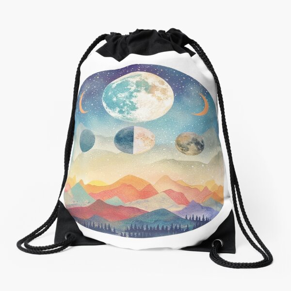 Item preview, Soft Pastel Moon Phases | Celestial Circle Design | Evening Sky Aesthetic designed and sold by Dream Circuit .