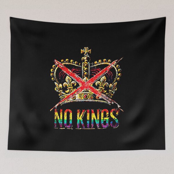 Item preview, no kings no oligarchs designed and sold by TEEJAMBOREE.