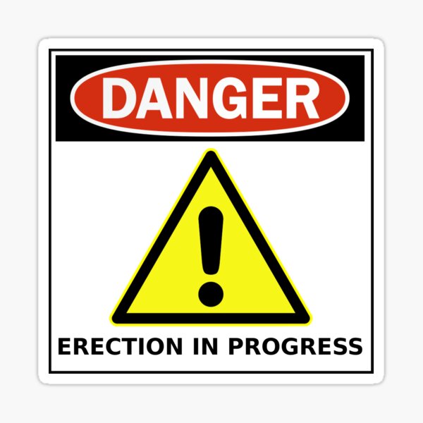 Danger - Funny Sign Sticker