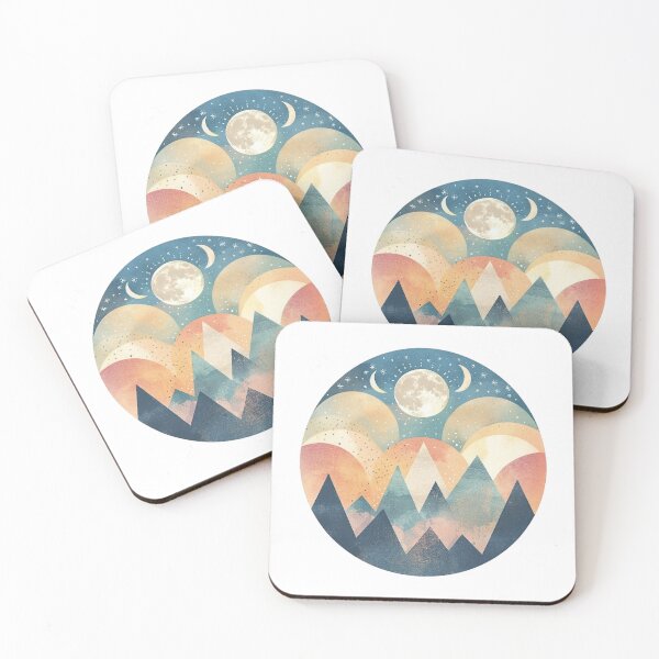 Item preview, Soft Pastel Moon Phases | Celestial Circle Design | Evening Sky Aesthetic designed and sold by Dream Circuit .