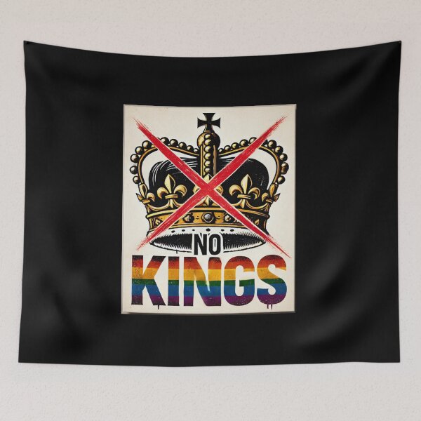 Item preview, no kings no oligarchs designed and sold by TEEJAMBOREE.