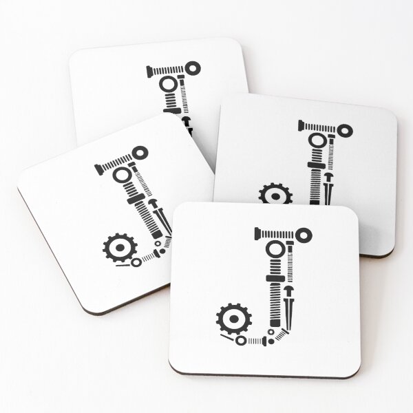 Item preview, Monogram Steampunk J designed and sold by Interrupt Art.