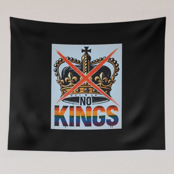 Item preview, no kings no oligarchs designed and sold by TEEJAMBOREE.