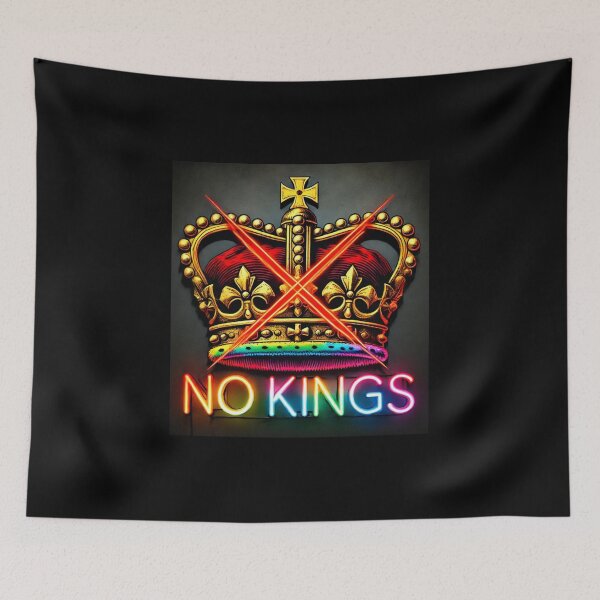 Item preview, no kings no oligarchs designed and sold by TEEJAMBOREE.