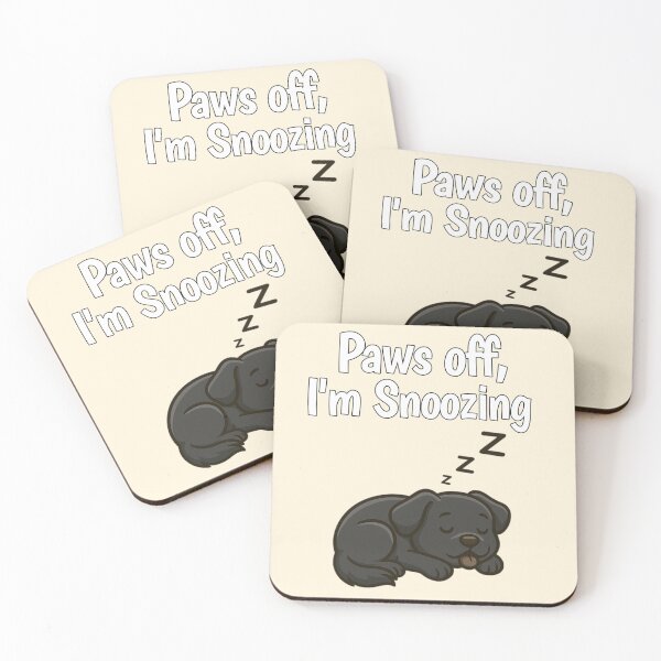 Item preview, Paws off, I'm Snoozing! - Sleeping Animal Shirt designed and sold by Boonicon.