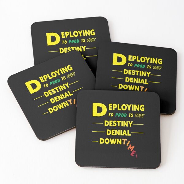 Item preview, Deploy to production - Programmers developers designed and sold by Sarcastic designs.