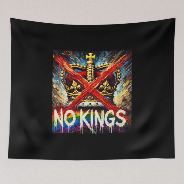 Item preview, no kings no oligarchs designed and sold by TEEJAMBOREE.